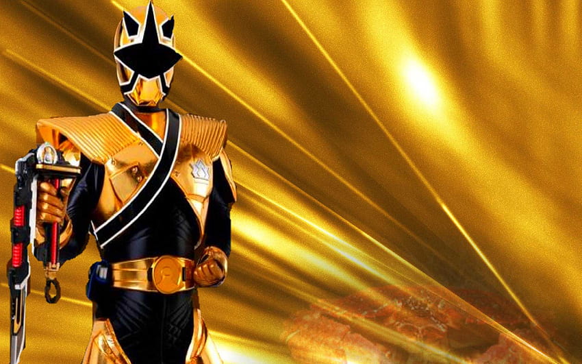 Gold samurai mega ranger - The Power Ranger HD wallpaper