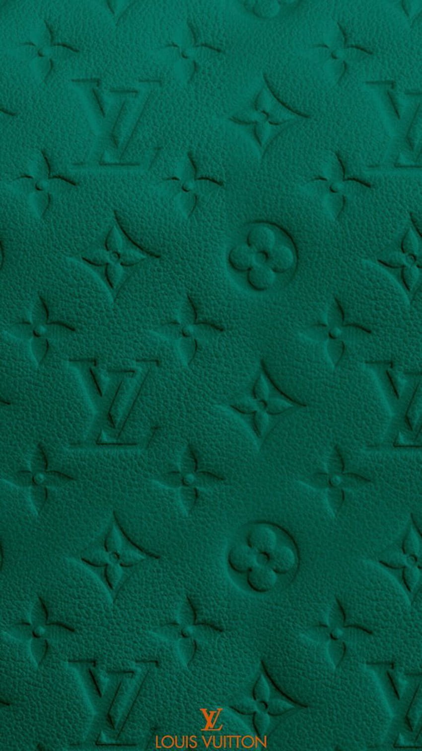 _????. lv louis vu. Dark green aesthetic, Dark green , iPhone vintage, Green Leather HD phone wallpaper
