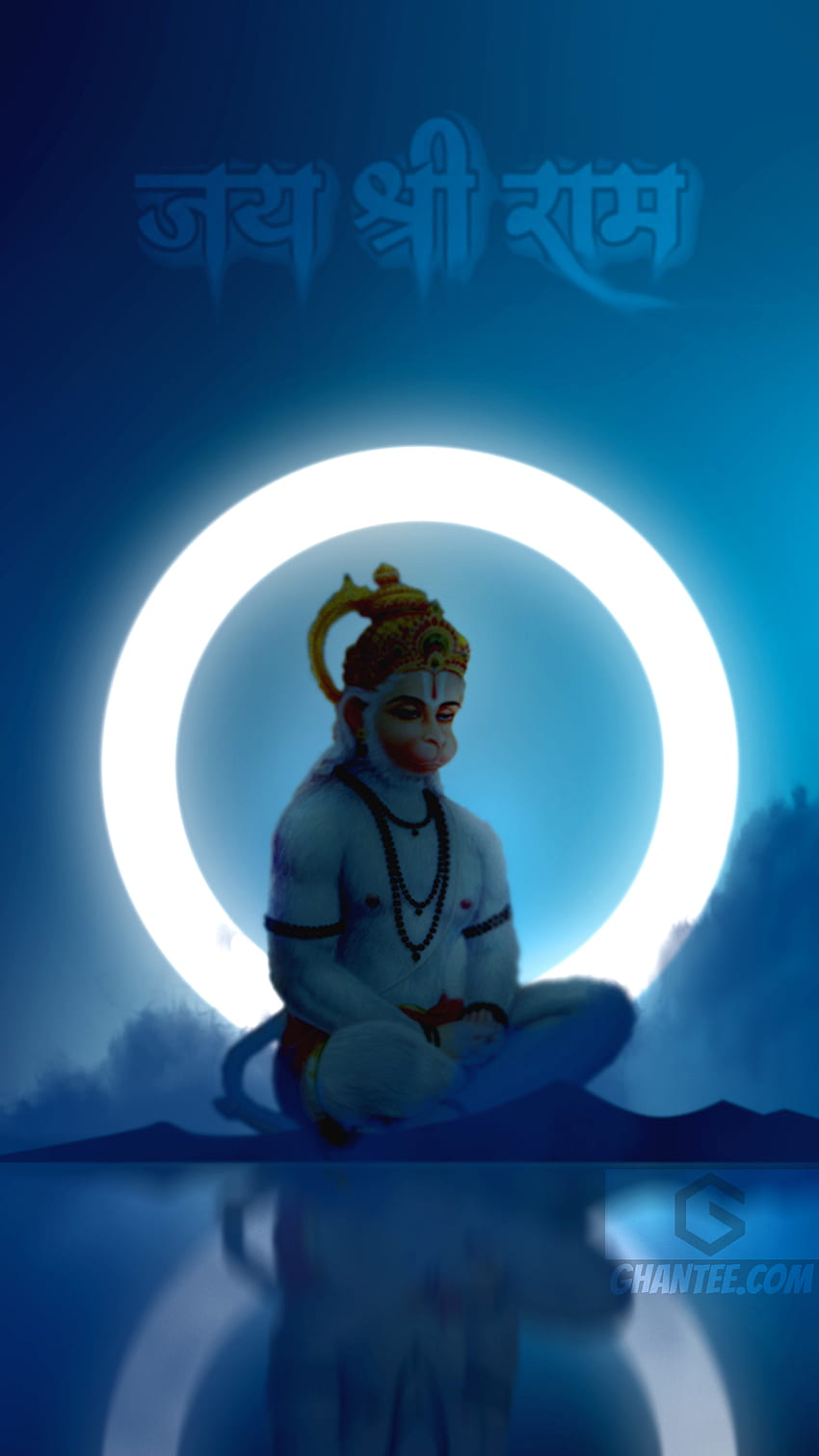 lord hanuman per dispositivi mobili 2021 – Ghantee, Hanuman Meditation Sfondo del telefono HD