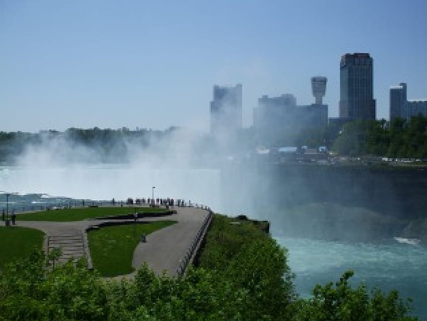 Niagara Falls NY, Niagarafälle, Wasserfälle, NY HD-Hintergrundbild