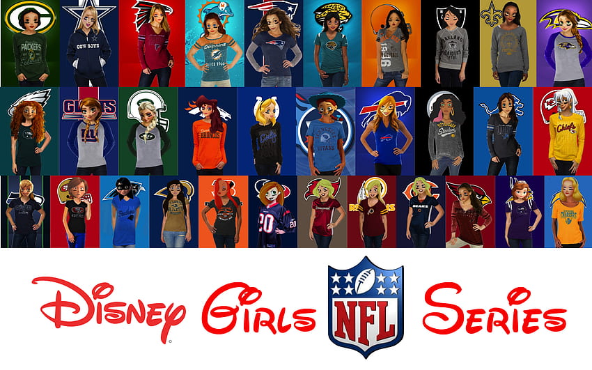 All Nfl Teams Disney kızları nfl serisi posteri HD duvar kağıdı