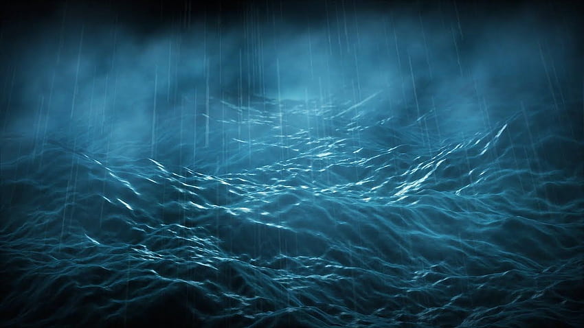 Rain & Stormy Ocean Sounds Aboard Wooden Ship. Sleep, Study, Focus. White Noise 10 Hours HD wallpaper