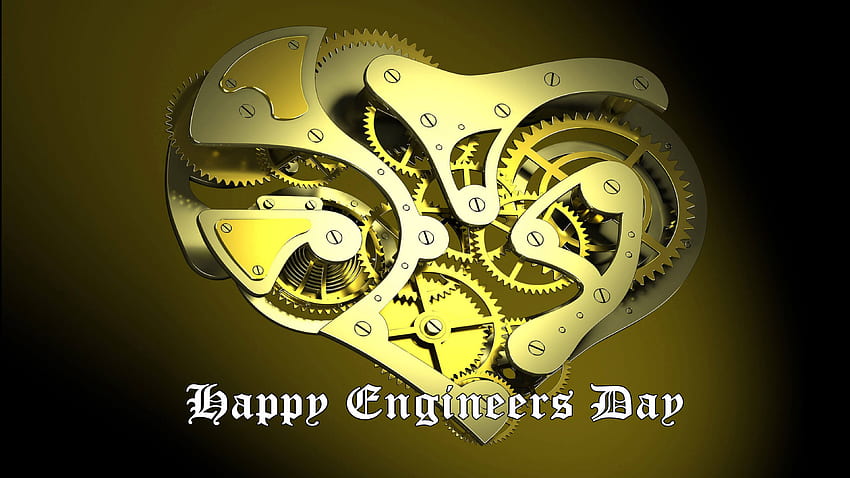 Happy Engineers Day Greetings Mechanical Engineering Lever Wheel HD wallpaper