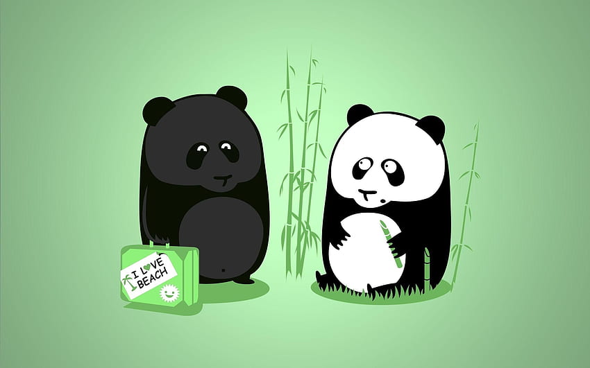 Panda Kartun - Panda Lucu - -, Panda Kartun Keren Wallpaper HD