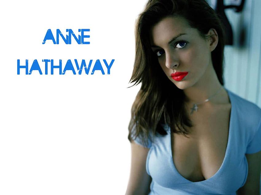 ANNE HATHAWAY, hot, girl, model, beautiful HD wallpaper