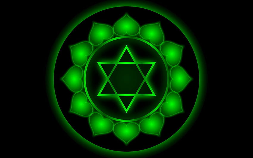 chakra, heart, sign, symbol 16:10 background HD wallpaper
