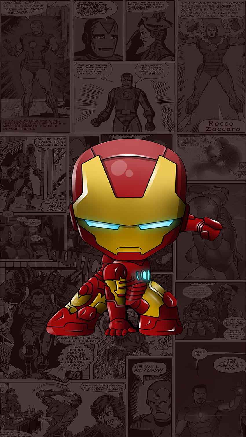 Cute iron man cartoon HD wallpapers | Pxfuel