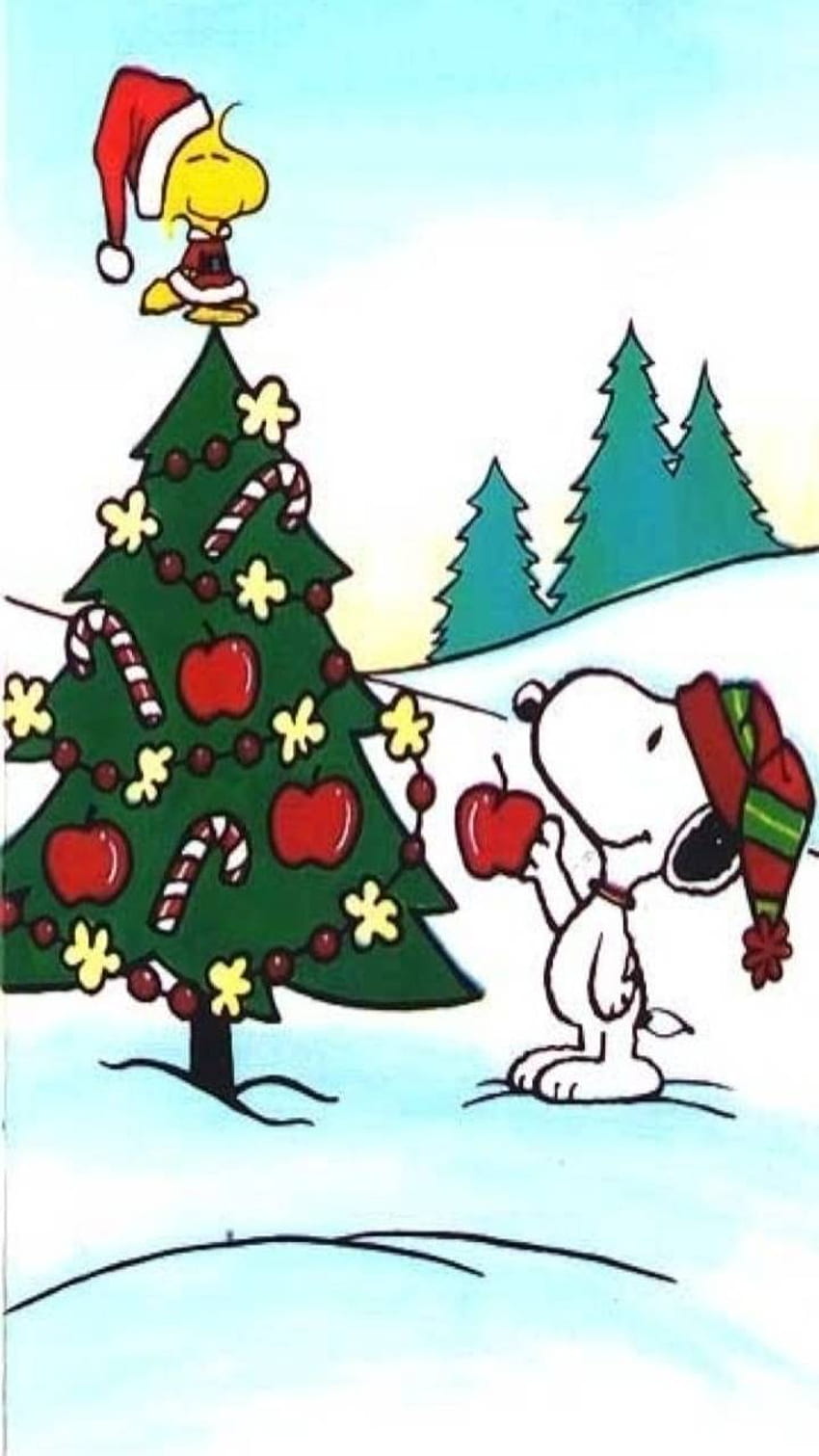 snoopy wallpaper christmas