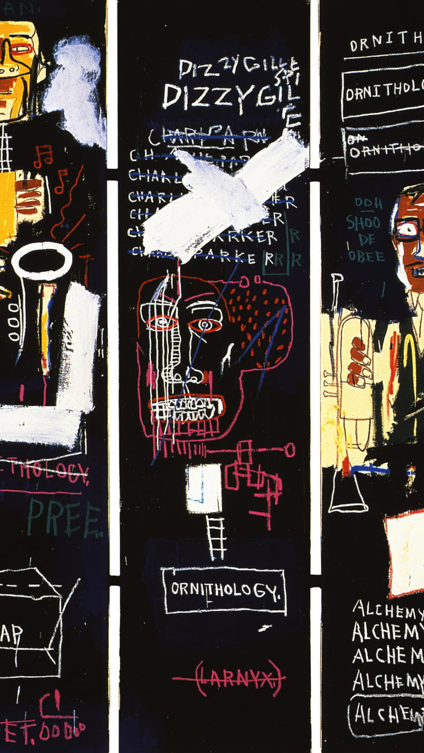 Arte, Corona Basquiat fondo de pantalla del teléfono