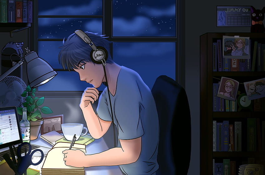 Jimmy Ou - Lo fi chillhops and beats to study to boy HD wallpaper