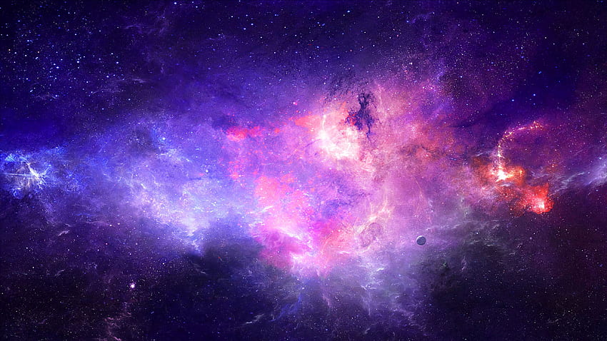 Universo, Brilho, Luz, Nebulosa, Galáxia, Brilho papel de parede HD