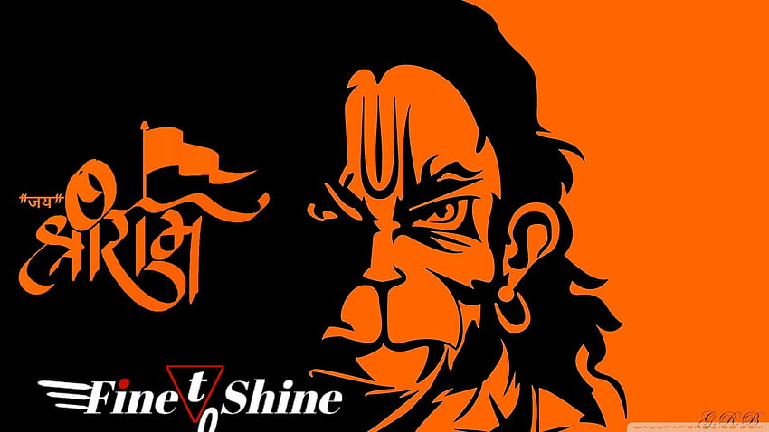 Hanuman Pc - 42 God On spielt Lord Hanuman Ji 2021 HD-Hintergrundbild
