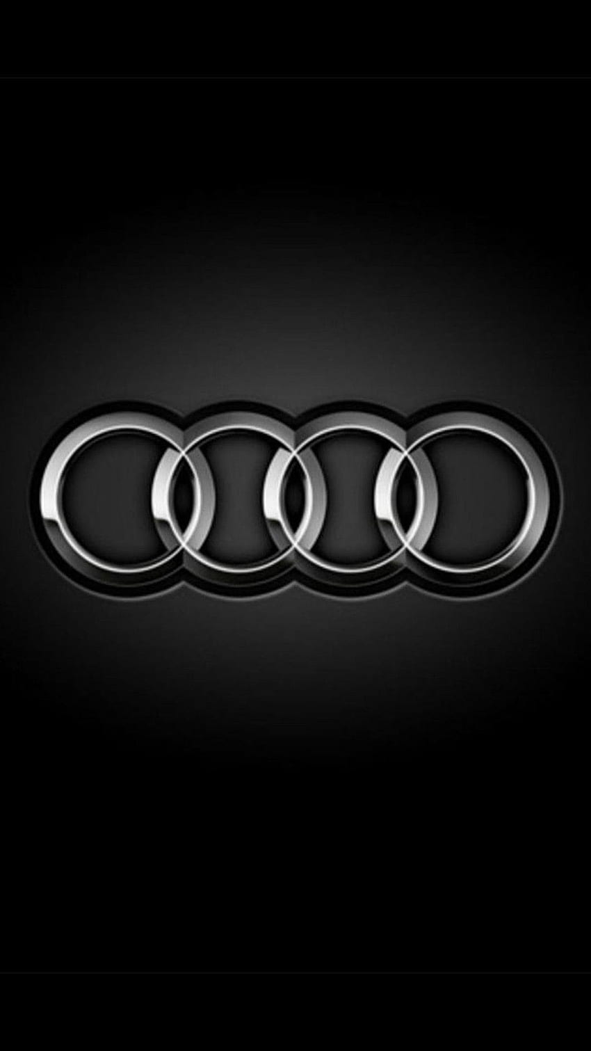 Audi Logo Rings Dark Smartphone and Lockscreen . Car, Audi Logo Phone HD phone wallpaper