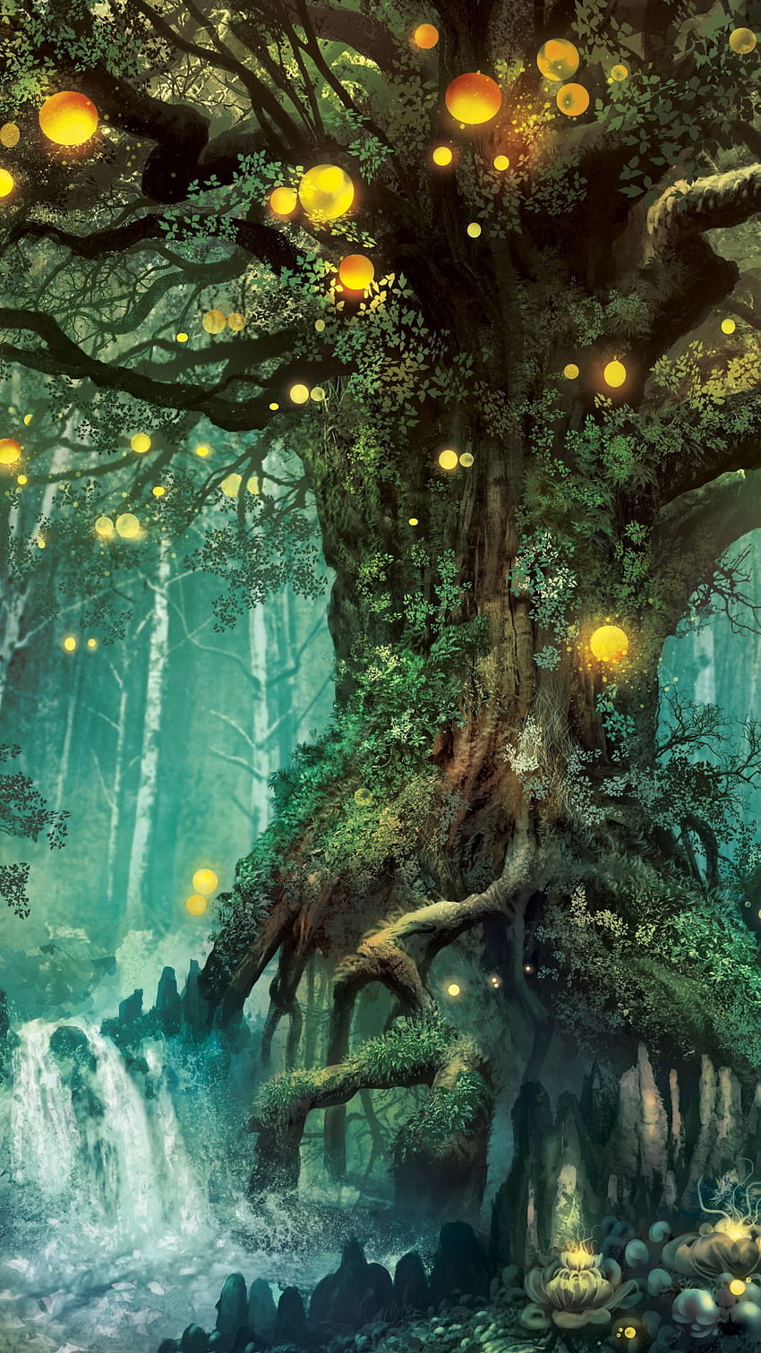 Fantasy Forest () HD phone wallpaper | Pxfuel