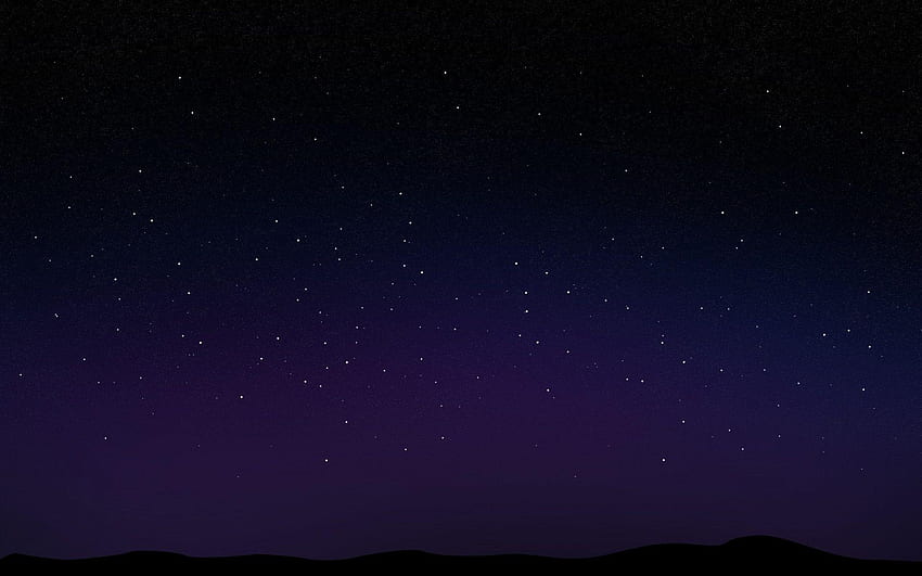 Starry Sky Background - PowerPoint Tło dla szablonów PowerPoint, Dark Starry Night Tapeta HD