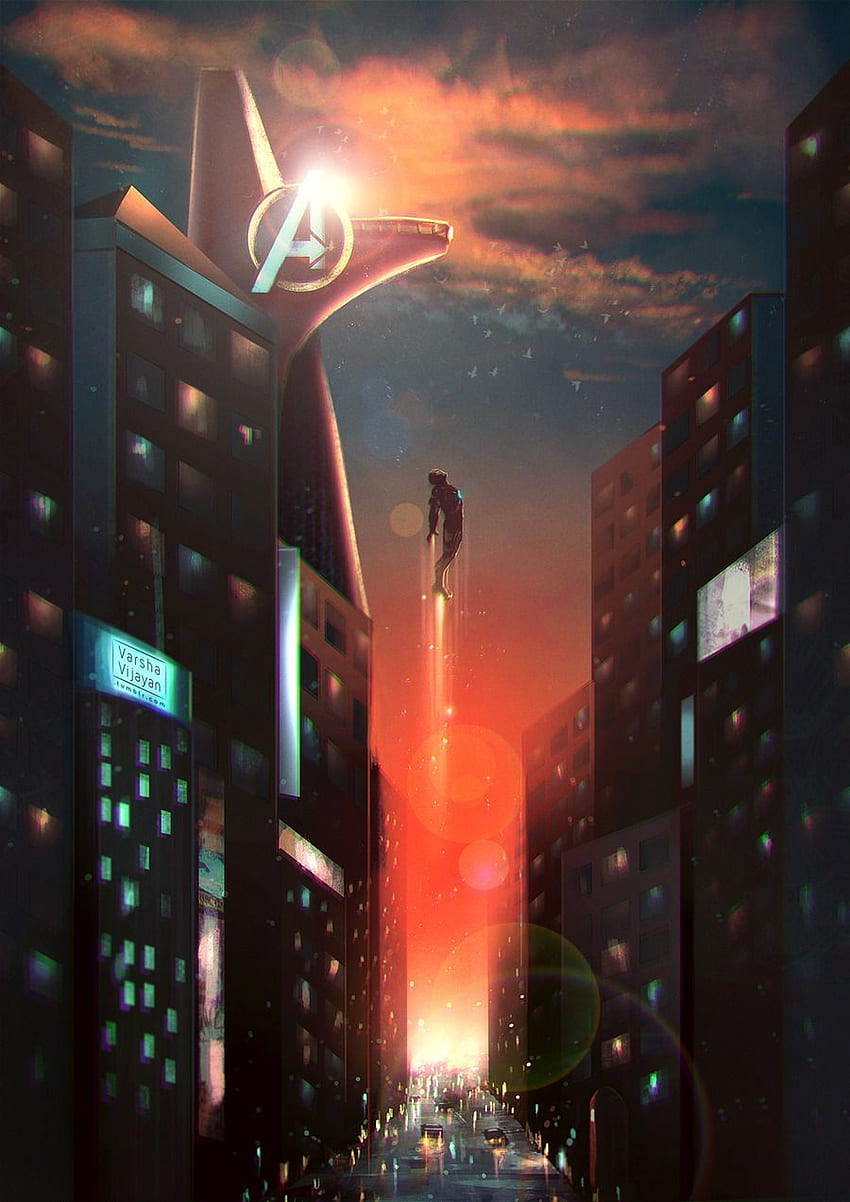 Avengers Tower. Iron man stark, Marvel background, Marvel HD phone wallpaper