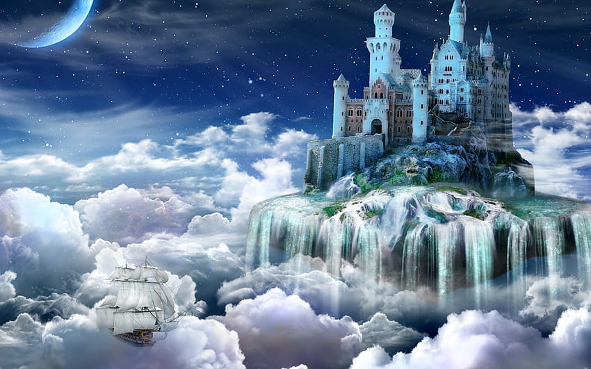 fantasy castle wallpaper by georgekev  Download on ZEDGE  1300