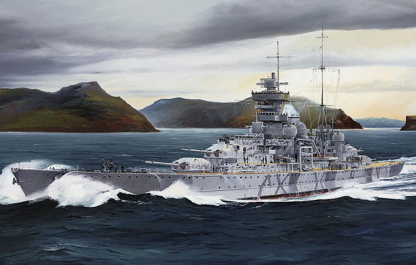 ドイツ、プリンツ・オイゲン、ドイツ海軍、ランドール・ウィルソン、プリンツ・オイゲン、アドミラル・ヒッパー、アドミラル・ヒッパーの 3 番目の重巡洋艦、セクション оружие 高画質の壁紙