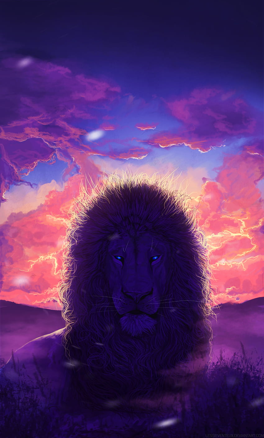 Art, Muzzle, Lion, Sight, Opinion, Mane, King Of Beasts, King Of The Beasts HD phone wallpaper