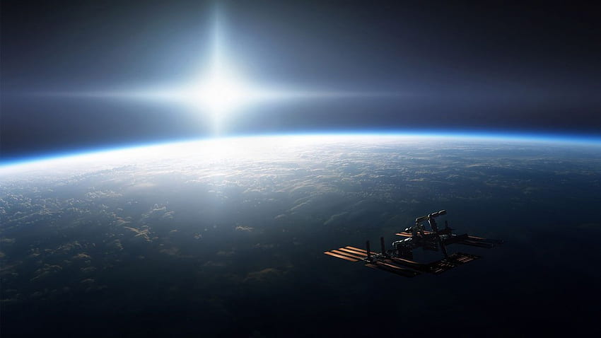 Наука космическо пространство Земя НАСА астрономия астронавти Международен HD тапет