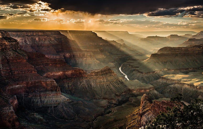 Dağlar, Doğa, Kanyon, Abd, Yukarıdan Görünüm, Amerika Birleşik Devletleri HD duvar kağıdı