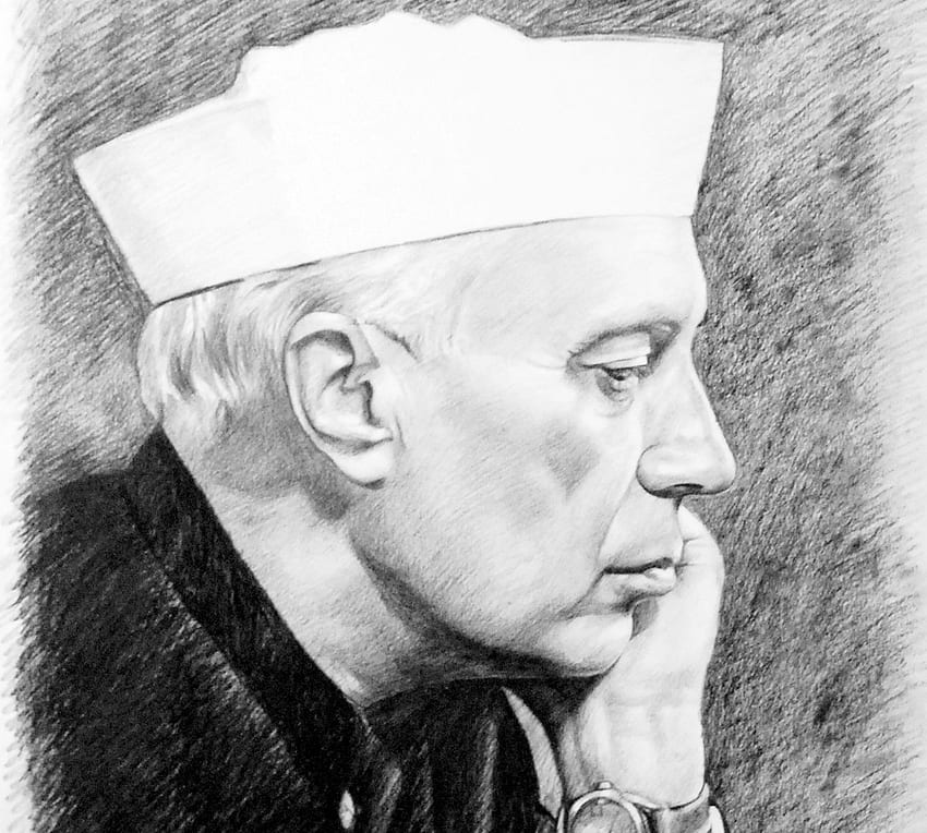 jawaharlal nehru with children drawing - Clip Art Library