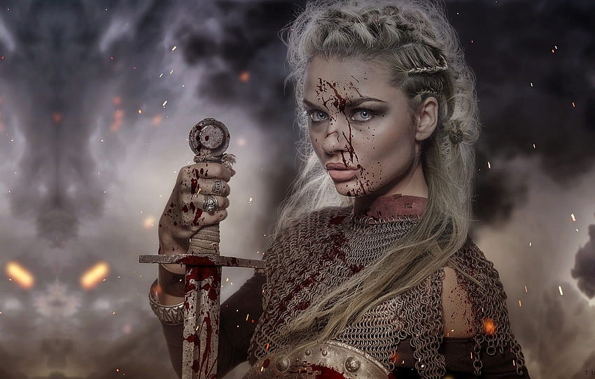 Medieval Female , Warrior Queen HD wallpaper