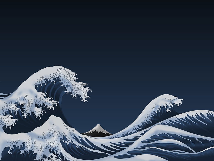 神奈川沖浪裏 高画質の壁紙