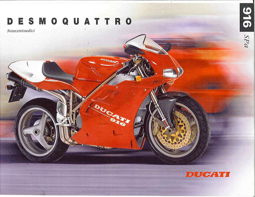 OddBike: Ducati 916 SP SPS - Ultimate Desmoquattro Superbikes HD wallpaper