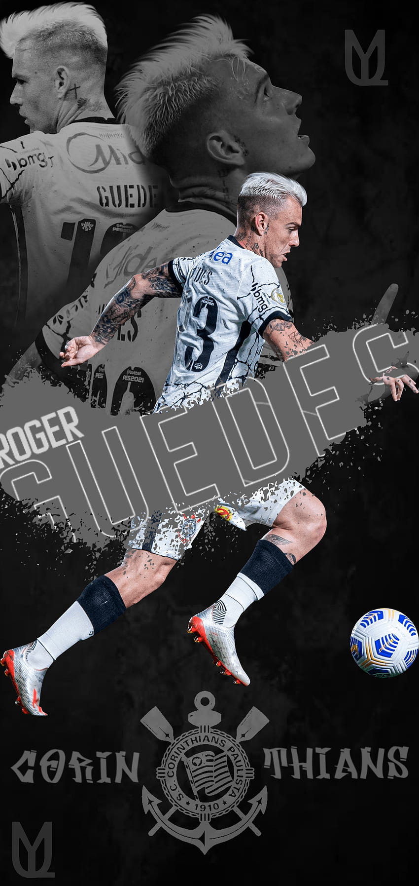 Roger Guedes, sccp, futebol, Corinthians Tapeta na telefon HD