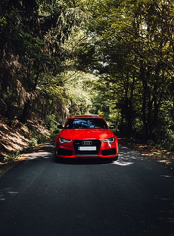 Forest road with car HD wallpapers | Pxfuel
