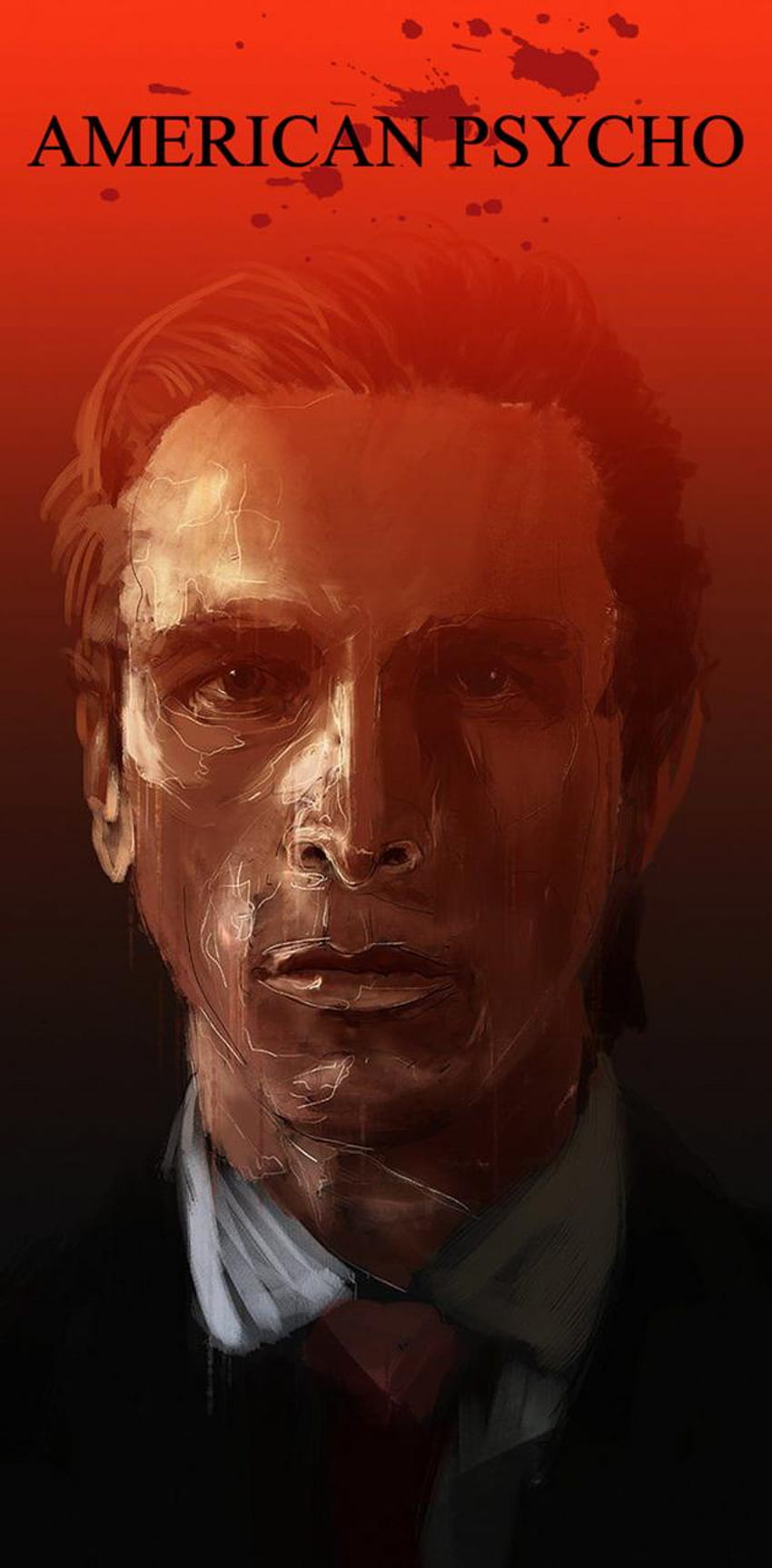 Christian Bale, Patrick Bateman wallpaper ponsel HD
