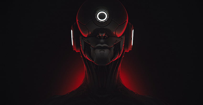 Cyborg, mulher robô, arte sci-fi papel de parede HD
