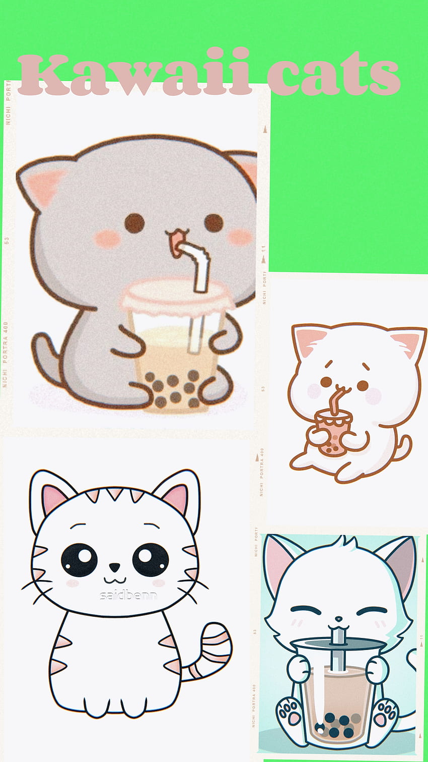 Kawaii cats, kittens, cute HD phone wallpaper