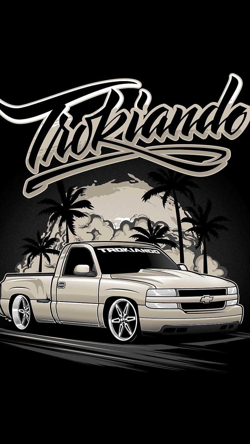 Trokiando Discover more Chevy Truck, Takuache, Takuache Truck, Takuache Trucks, Trokiando .. Dropped trucks, Lowrider trucks, Chevy trucks HD phone wallpaper