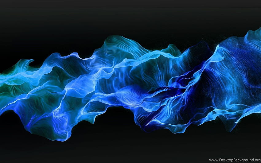 Blue Smoke 174684, Black and Blue Smoke HD wallpaper