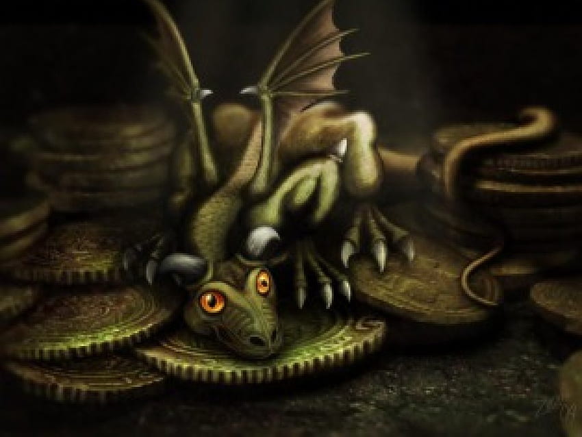 Innocent dragon, dragon, innocent HD wallpaper
