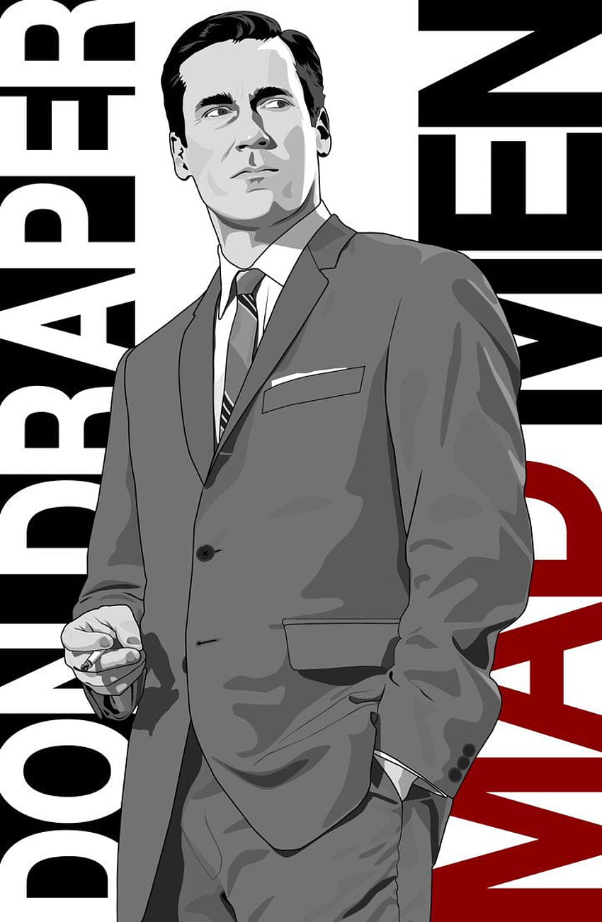 Mad Men - Don Draper Poster by AndrewArizona. Mad men don draper, Mad men,  Don draper HD phone wallpaper | Pxfuel