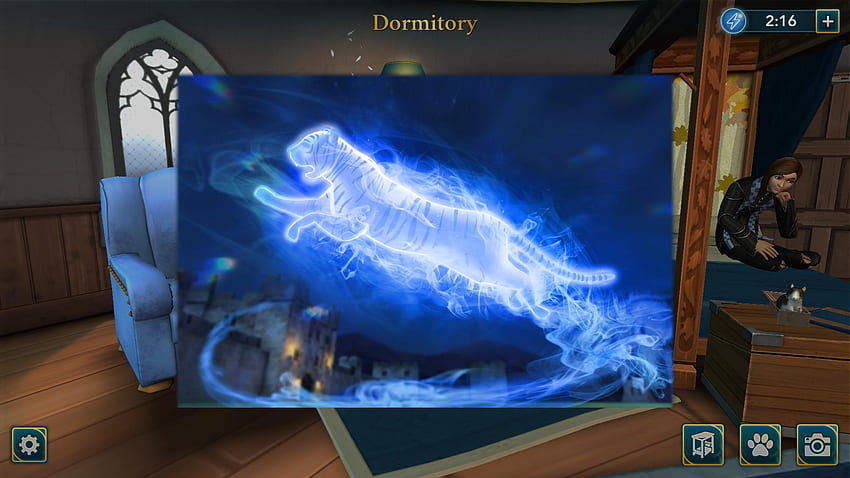 ¡Acabo de terminar de obtener mi Patronus, así que me alegro de que sea ...