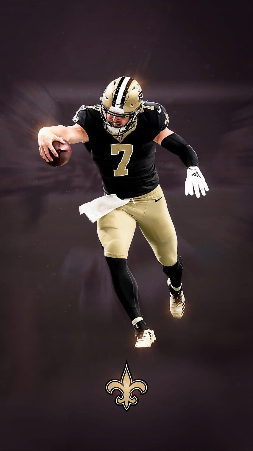 New Orleans Saints QB TE SR ST Taysom Hill Highlights HD wallpaper