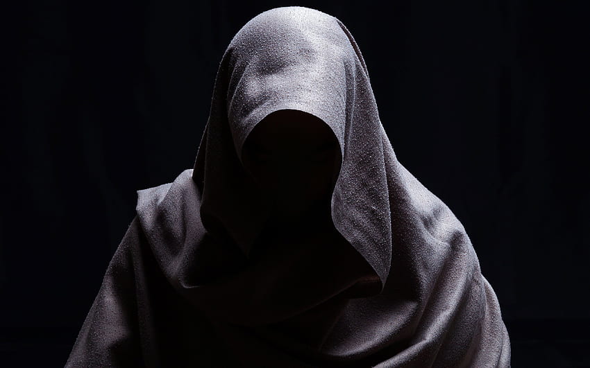 Man in a hood, anonymous, dark , , Ultra 16:10, , Black Hood HD wallpaper