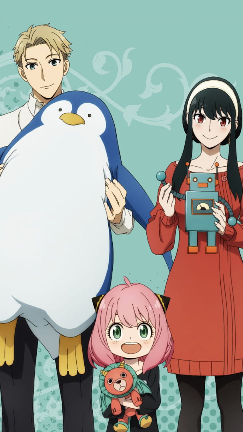 Spy Family x, Anya, Manga, Loid, Yor, Anime HD-Handy-Hintergrundbild