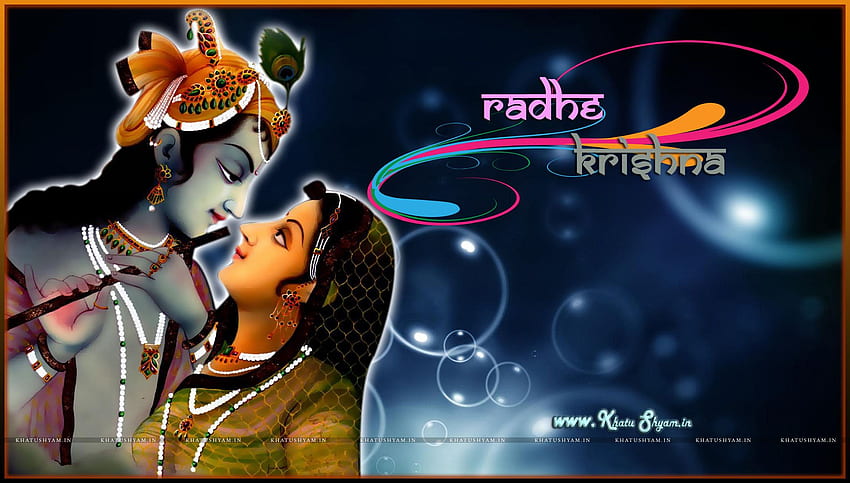 Radhe Krishna Love Khatu Shyam, Radha Shyam HD wallpaper