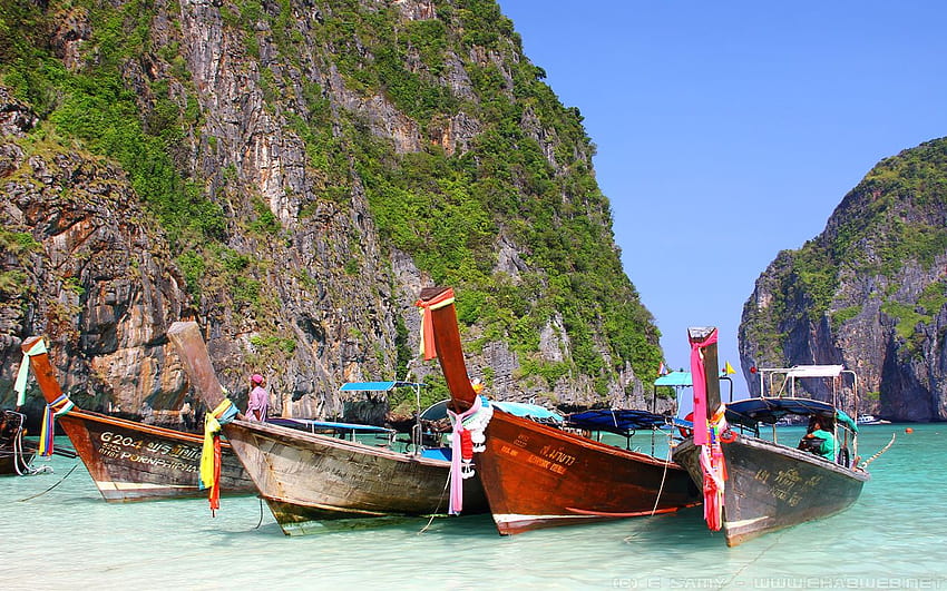 Phi Phi Beach Thailand Hd Wallpaper Pxfuel