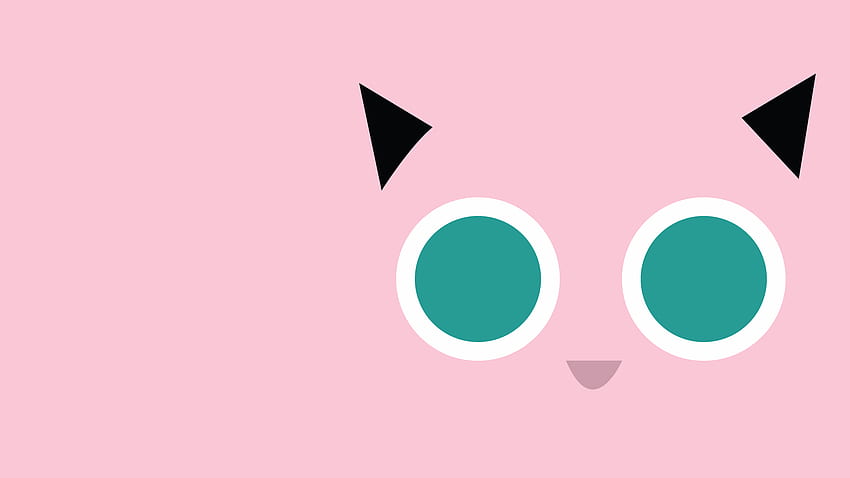 Pummeluff, Pink, Schwarz, Pokémon HD-Hintergrundbild