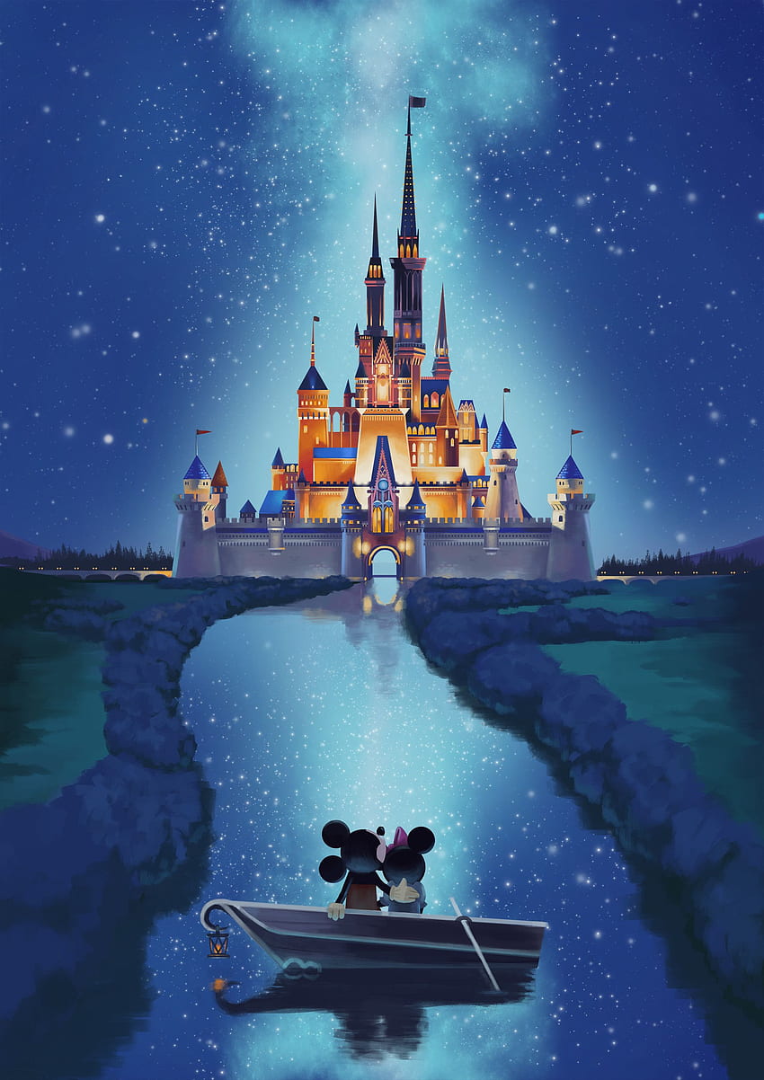 ArtStation — Zamek Disneya, Yaiza Ahsen Deserio. Tło Disneya, Disney, Disney, Zamek Walta Disneya Tapeta na telefon HD