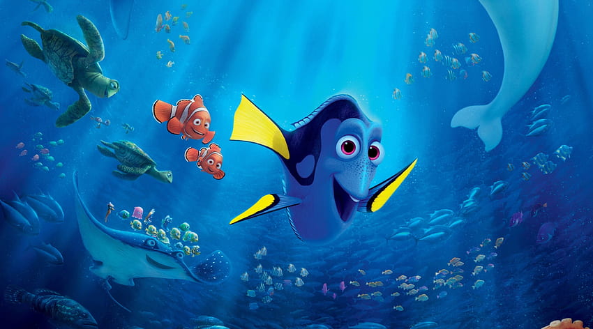 Finding Dory , Movies: Finding Dory, nemo, fish HD wallpaper