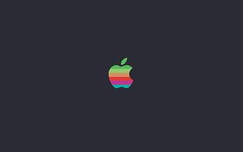 vintage apple logo