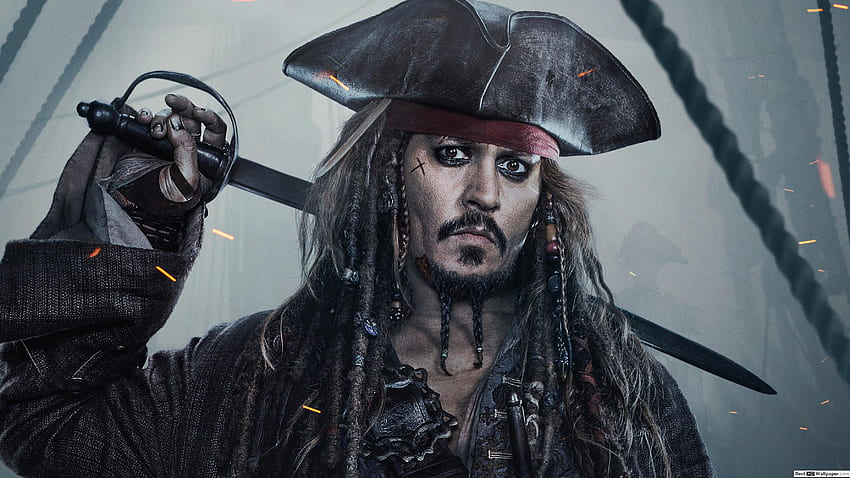 Pirates of the Caribbean V - Capt. Jack Sparrow, Jack Sparrow Flag HD ...