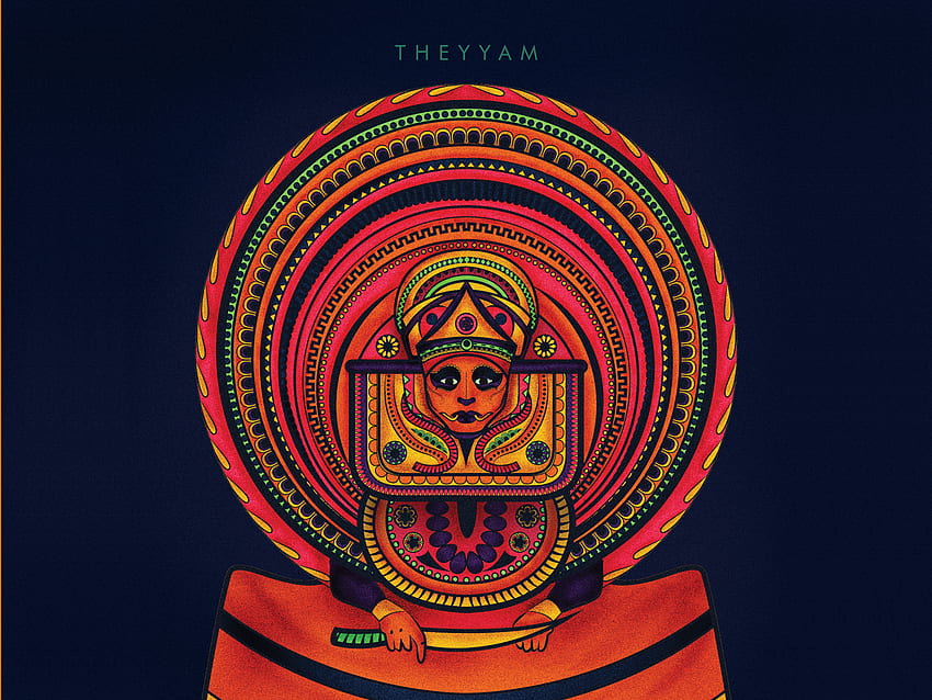 Theyyam โดย Aakansha Pushp บน Dribbble วอลล์เปเปอร์ HD